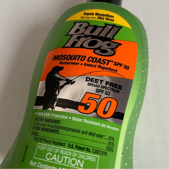 Bull Frog Mosquito Coast Sunscreen and Insect Repellent Deet Free SPF 50 - Picture 5 of 7